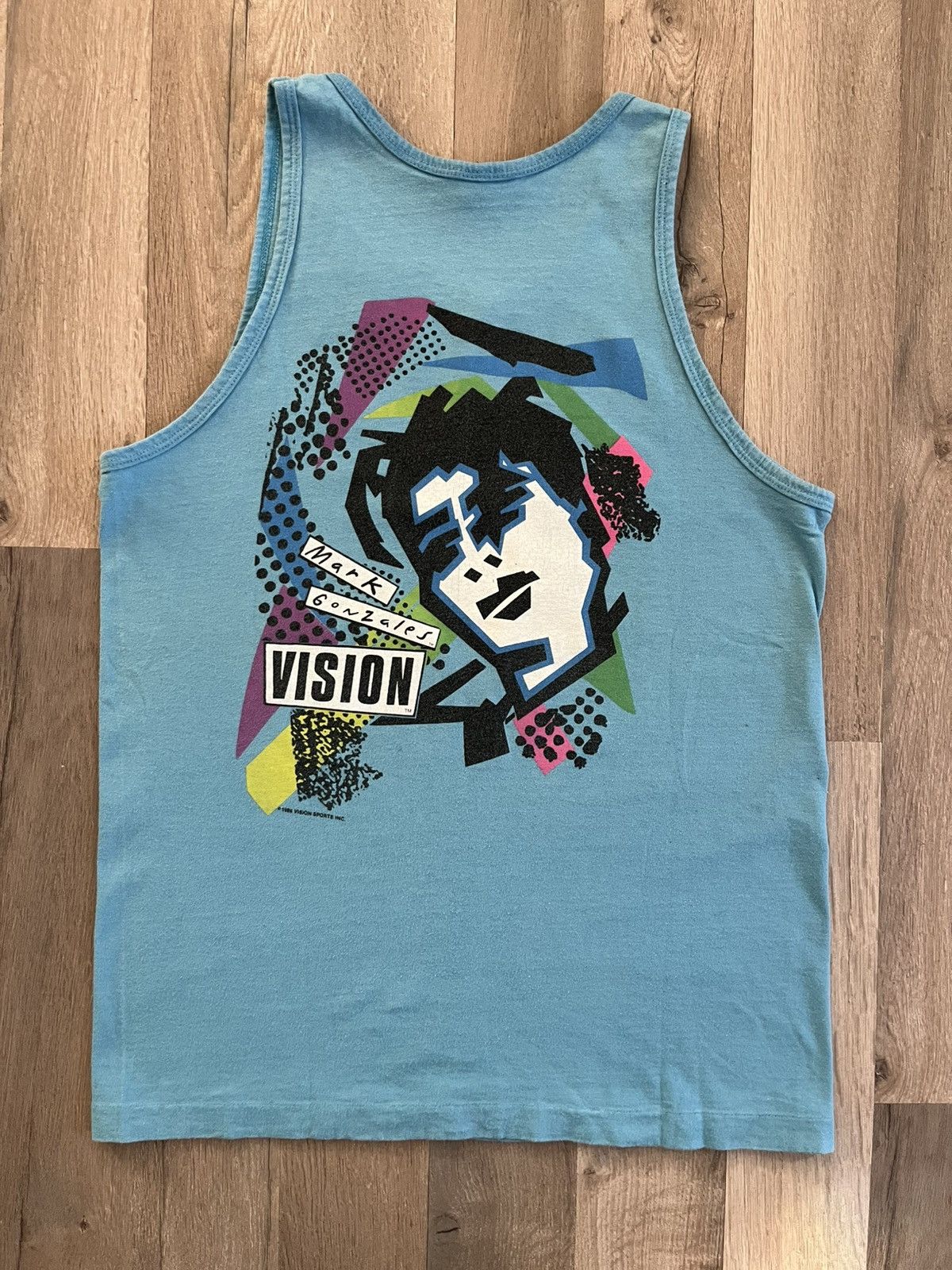 Vision Streetwear 1986 Vision Skateboards Mark Gonzalez Tank Top Size US S / EU 44-46 / 1 - 1 Thumbnail