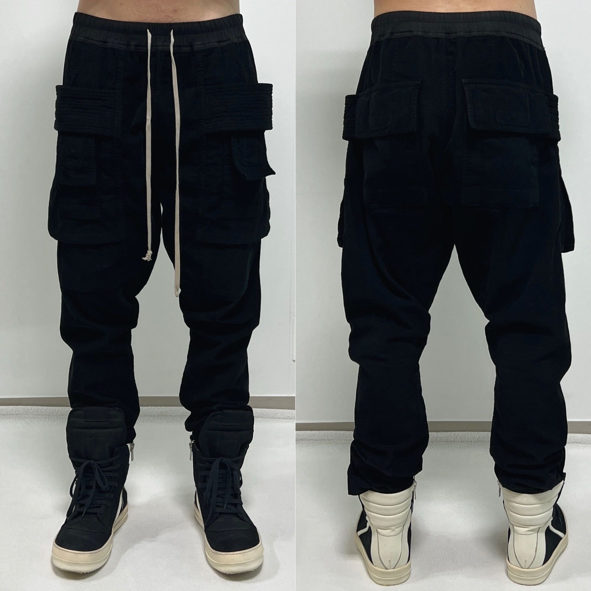 Rick Owens × Rick Owens Drkshdw NEW 🔥 CREATCH DUST CARGO JOGGERS