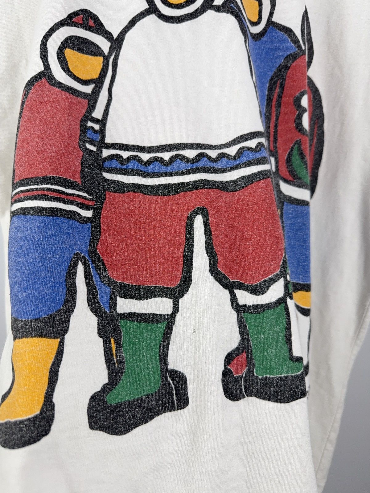 Vintage Vintage 1990s Marc Tetro Canada Inuit Art Graphic T-Shirt XL Size US XL / EU 56 / 4 - 4 Thumbnail