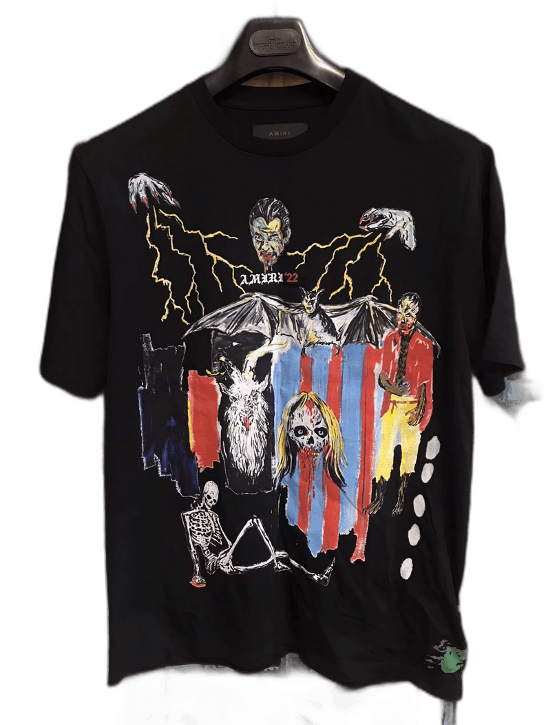 Amiri Short Sleeve Graphic T-Shirt