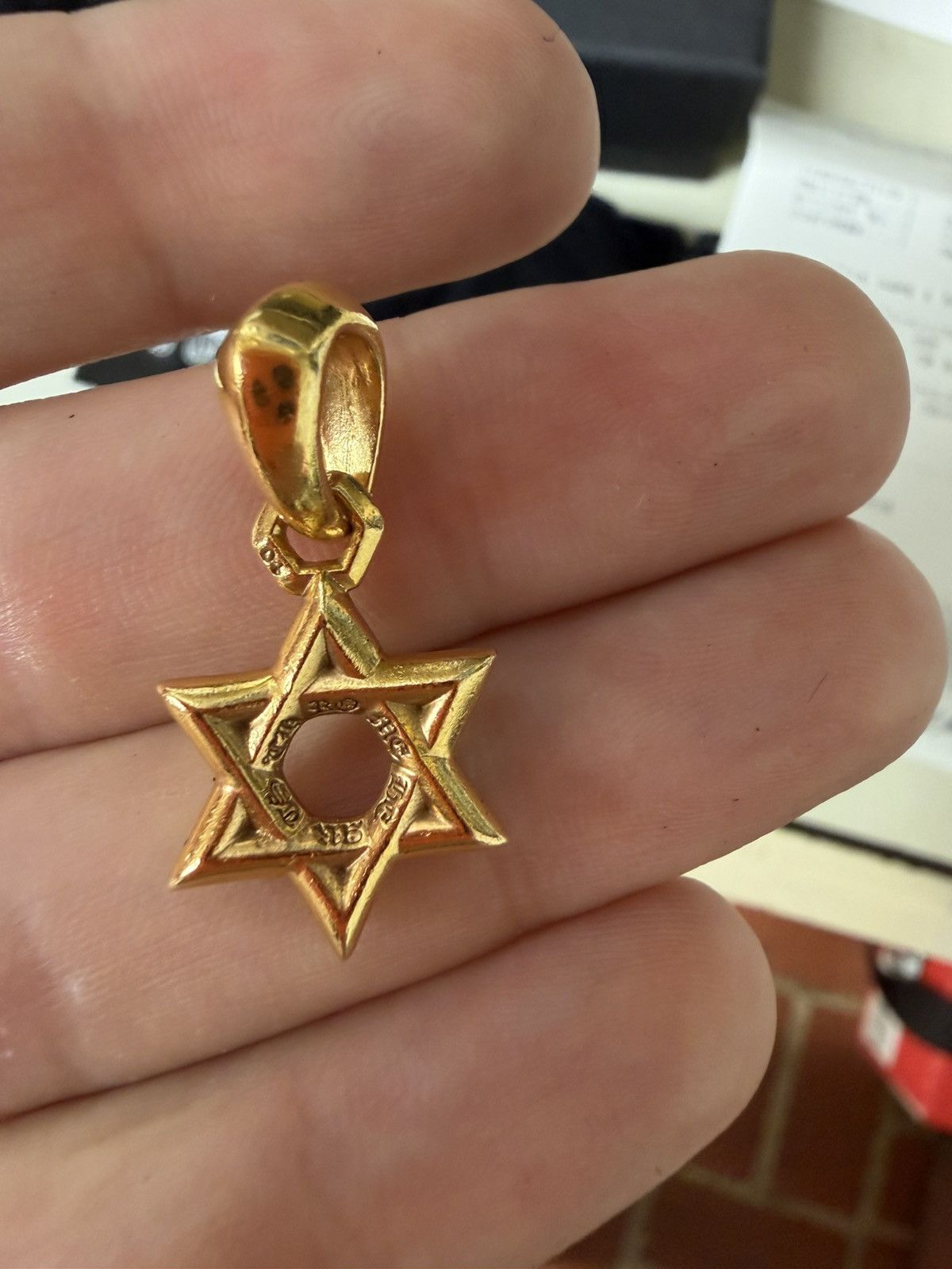 Chrome Hearts Star of David 22k Gold charm Size ONE SIZE - 1 Thumbnail