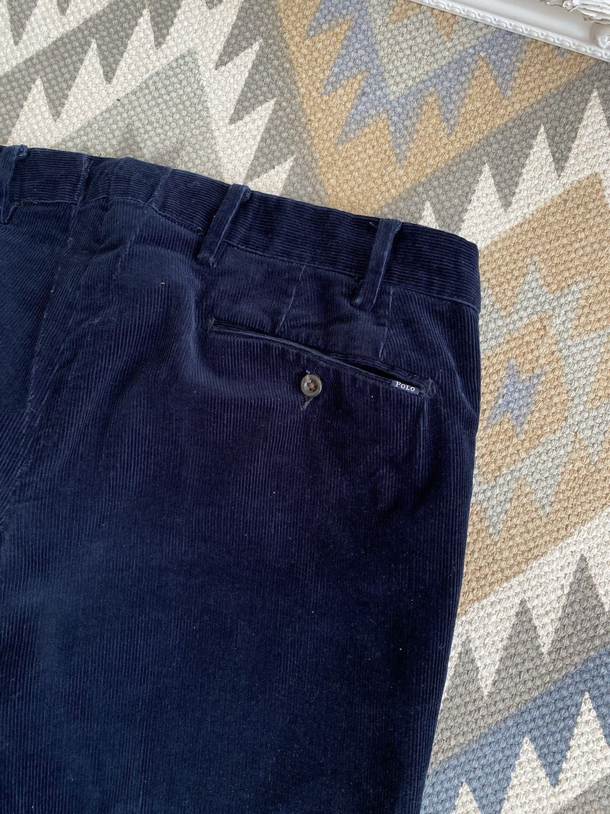 Polo Ralph Lauren Polo Ralph Lauren Corduroy Pleated Pants Trousers Size US 34 / EU 50 - 9 Thumbnail