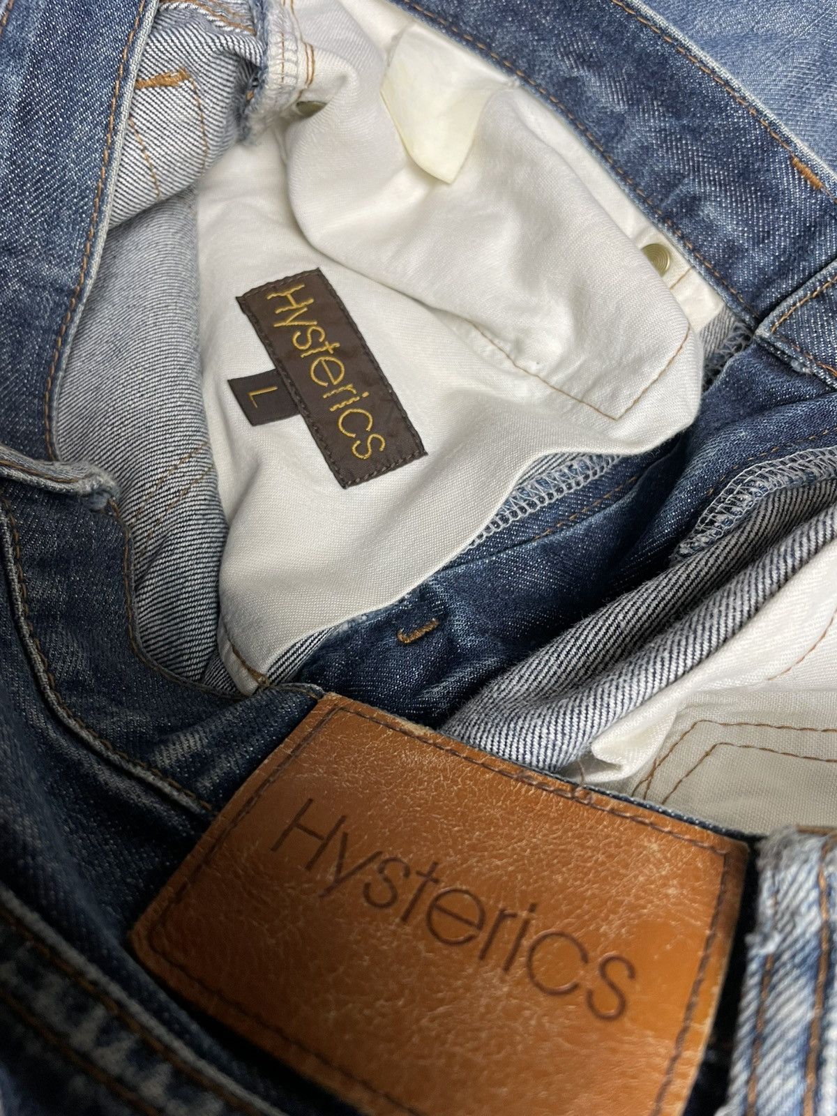 Hysteric Glamour × Japanese Brand × Le Grande Bleu (L.G.B.) Hysteric Glamour faded washed jeans Size US 31 - 6 Thumbnail