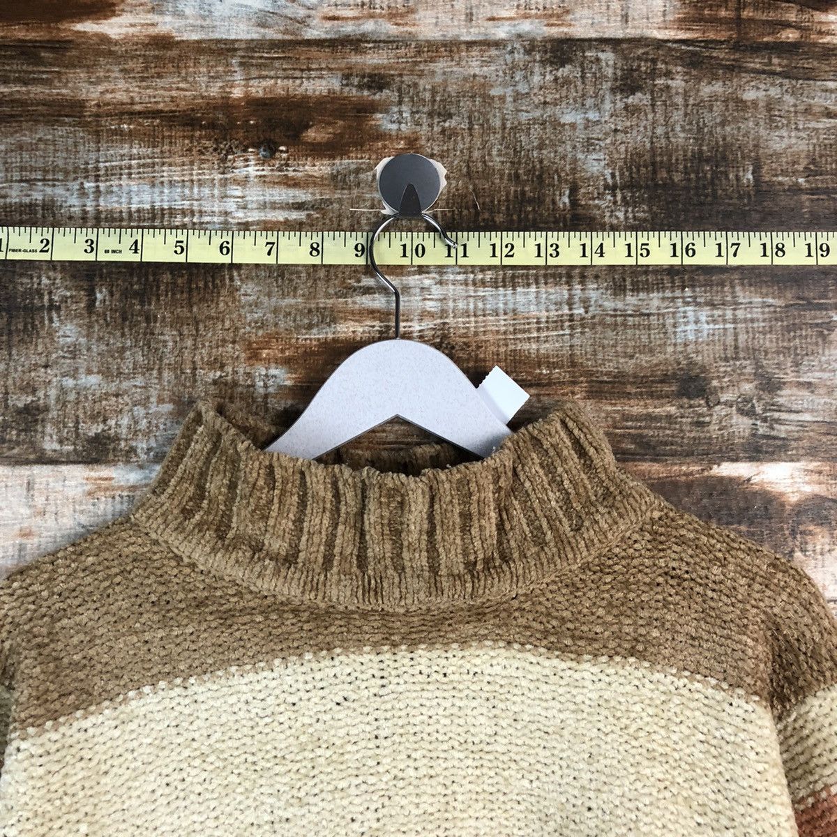 Homespun Knitwear Grandpas Present Brown Stripe Knitwear #A2500 Size US M / EU 48-50 / 2 - 4 Thumbnail