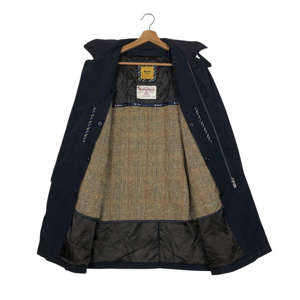 Harris Tweed 🔥VINTAGE CHORE WORK JACKET KENT X HARRIS TWEED Size US L / EU 52-54 / 3 - 15 Thumbnail