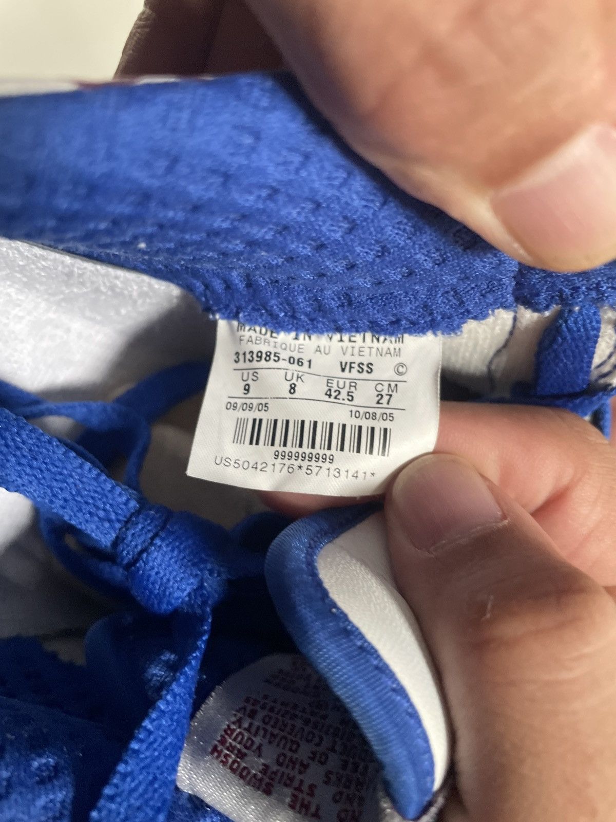 Nike 2005 AF1 low Collection Royale sample Size US 9 / EU 42 - 6 Thumbnail