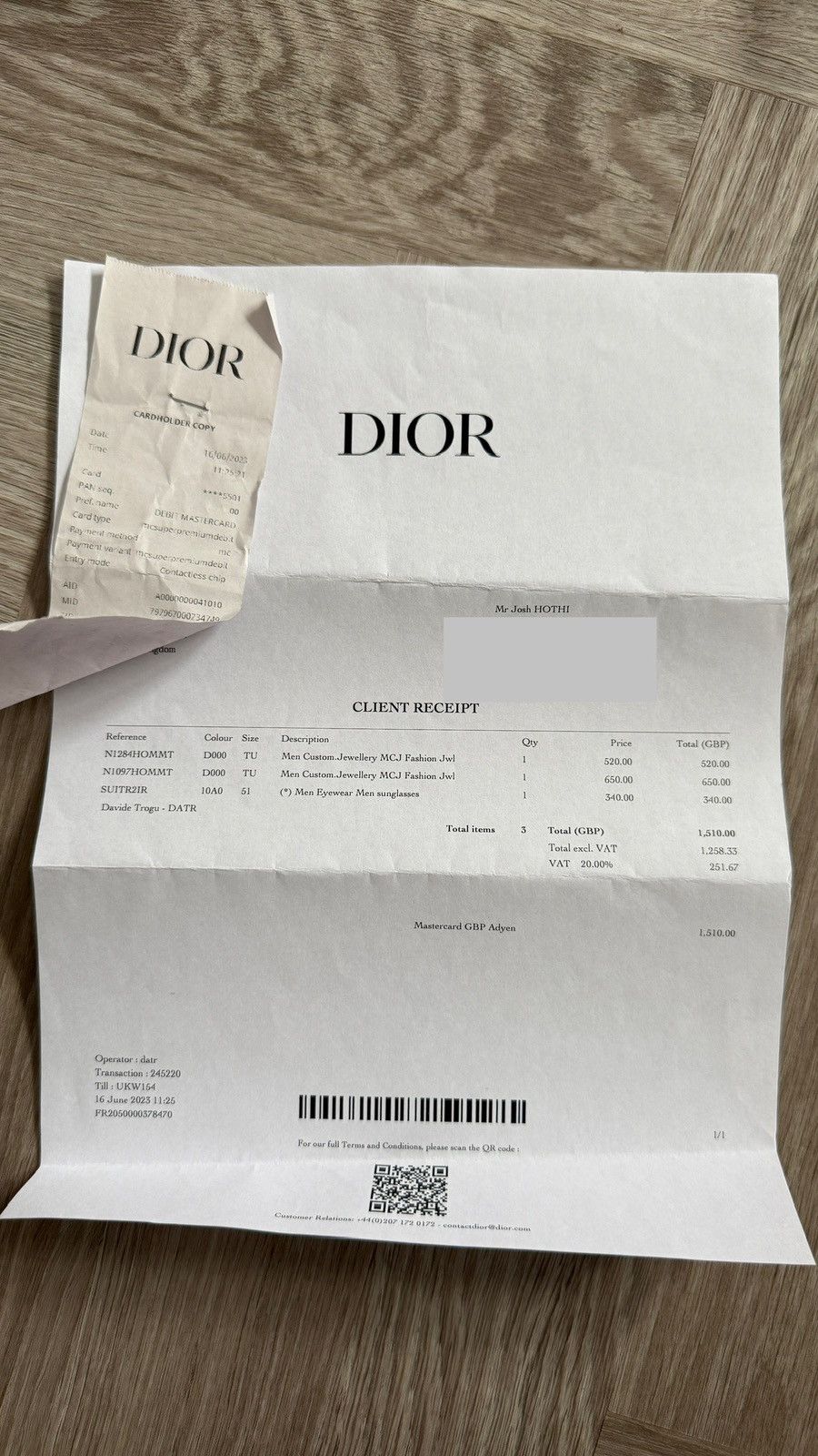 Dior Oblique Logo Chain Size ONE SIZE - 5 Thumbnail