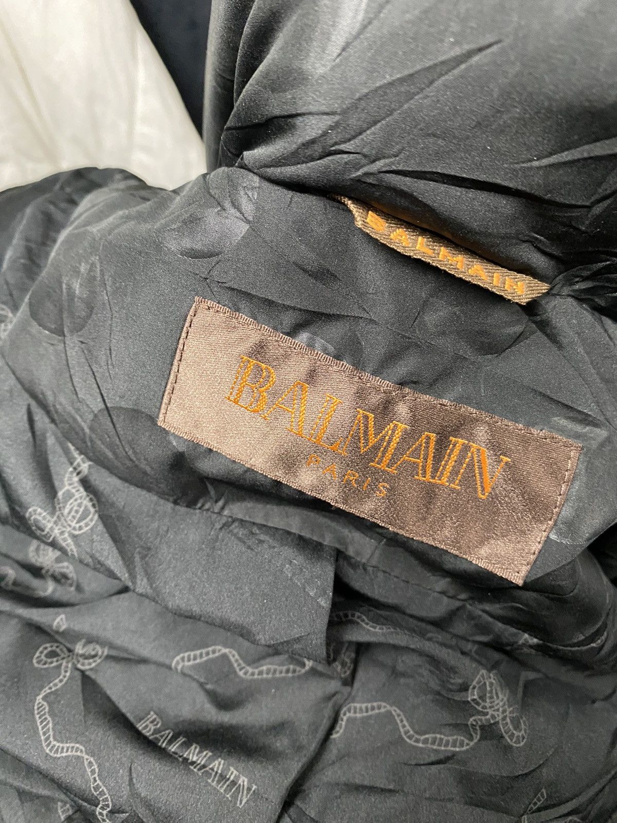 Balmain × Designer Balmain polka dot puffer jacket Size L / US 10 / IT 46 - 4 Thumbnail