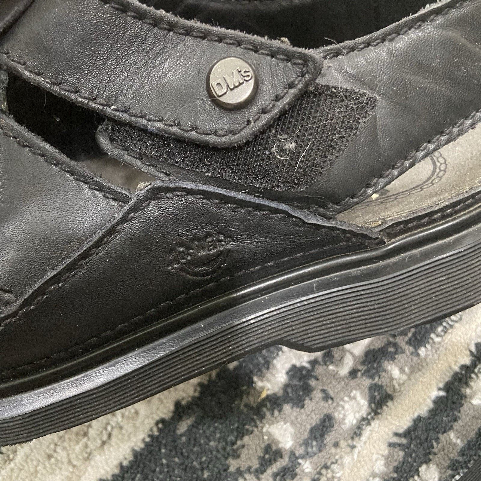 Dr. Martens Dr. Martens 9070 Fisherman Black Leather Woven Strap Size 10 Size US 10 / EU 43 - 7 Thumbnail