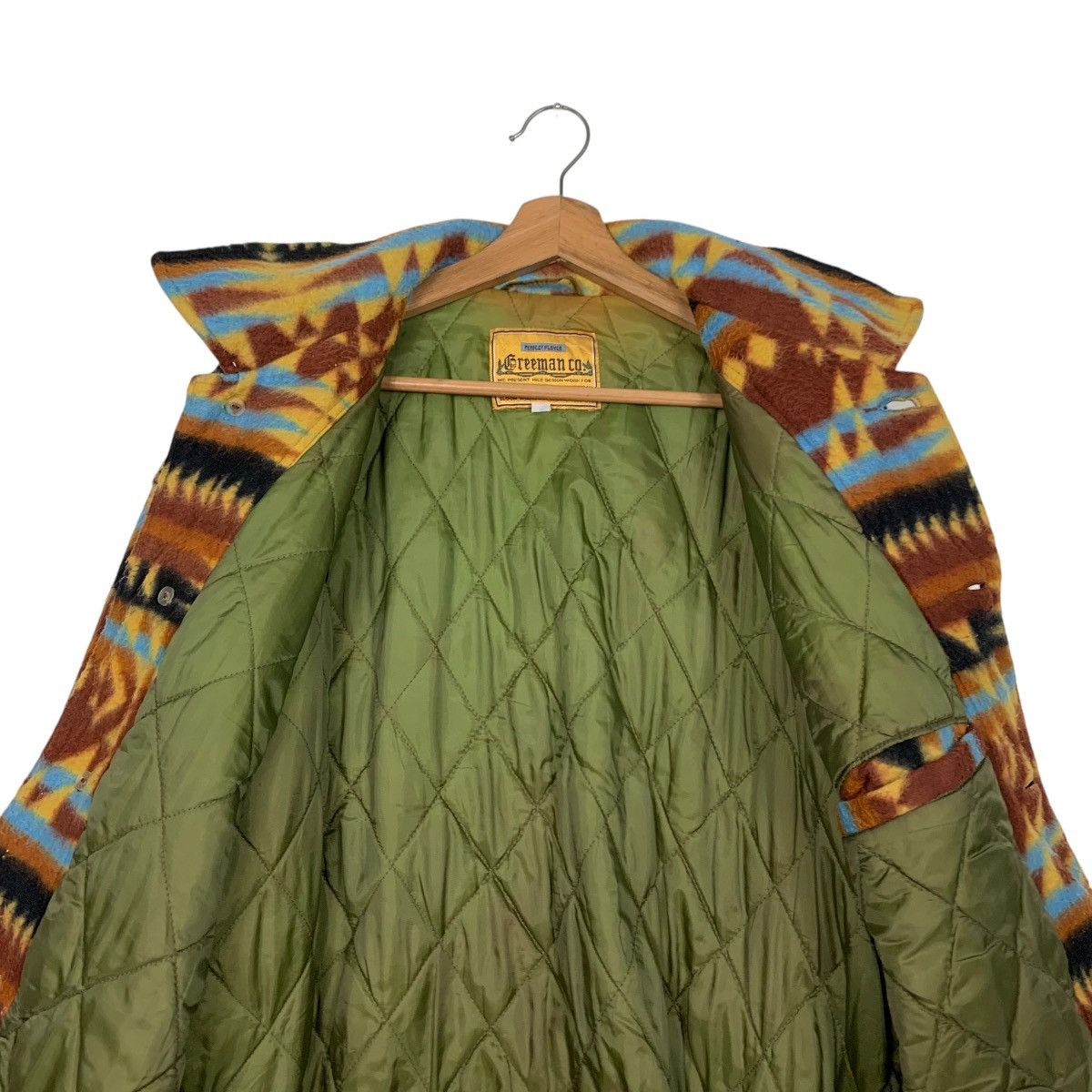 Freeman Vintage FREEMAN CO. Native Design Buttoned Jacket #2738-C123 Size US L / EU 52-54 / 3 - 12 Thumbnail