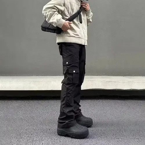 Other Straight Boot Cut Flared Pocket Cargo Jeans Size US 30 / EU 46 - 2 Thumbnail