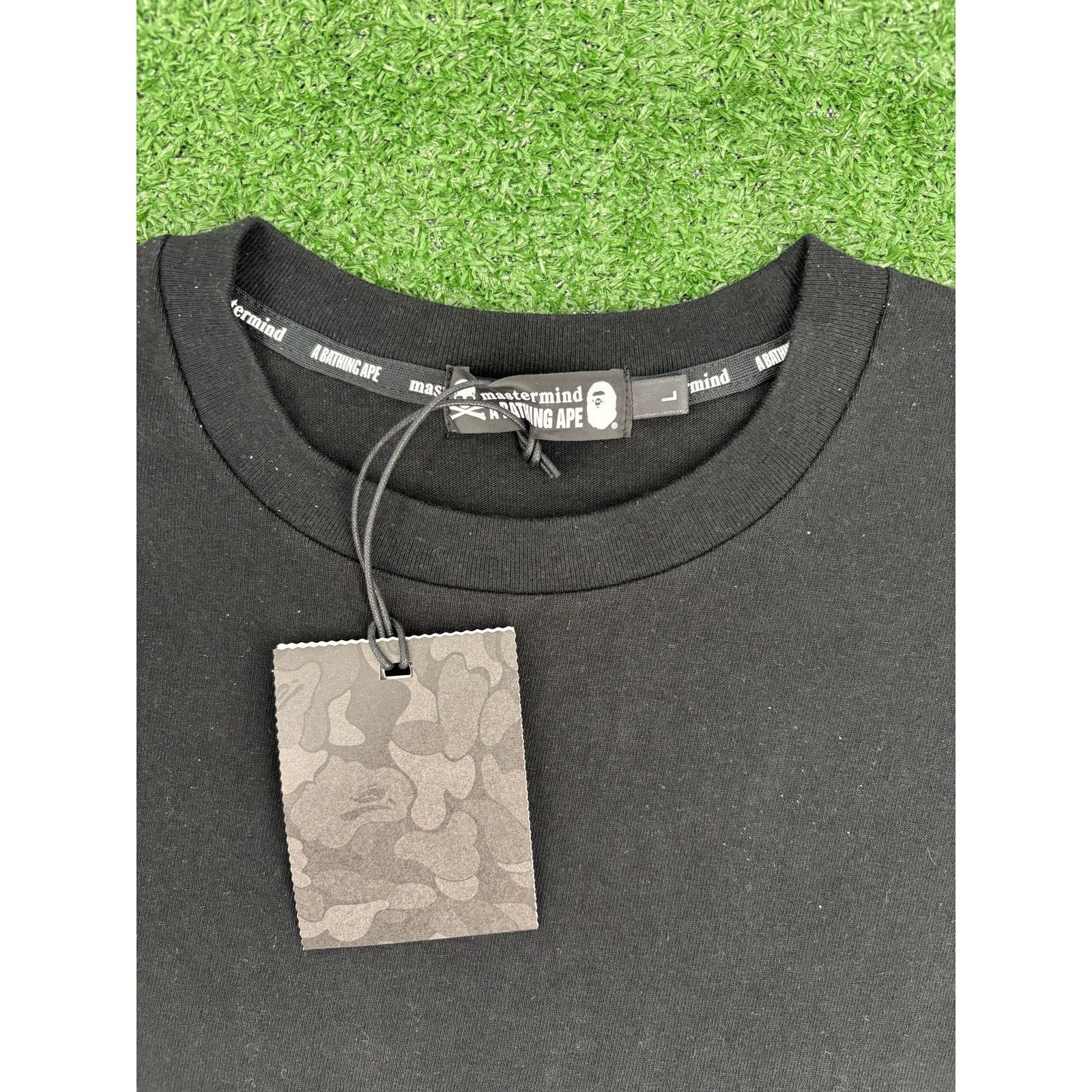 Bape Mastermind World X Bape Striped College Black T-Shirt SM Size US S / EU 44-46 / 1 - 7 Thumbnail