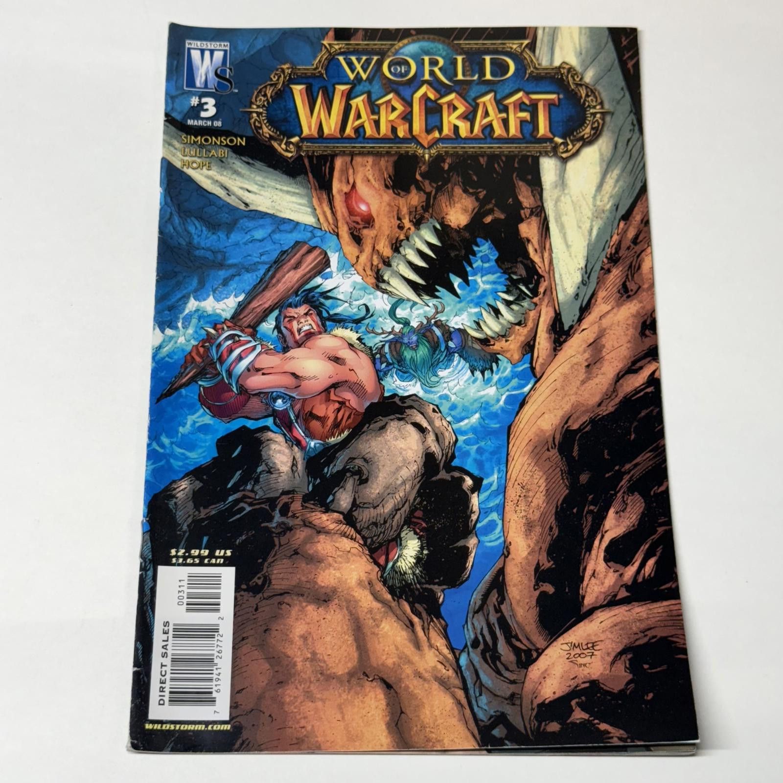 Designer Wildstorm World of Warcraft #1 MAR 2008 WoW Comic Book Size ONE SIZE - 2 Thumbnail