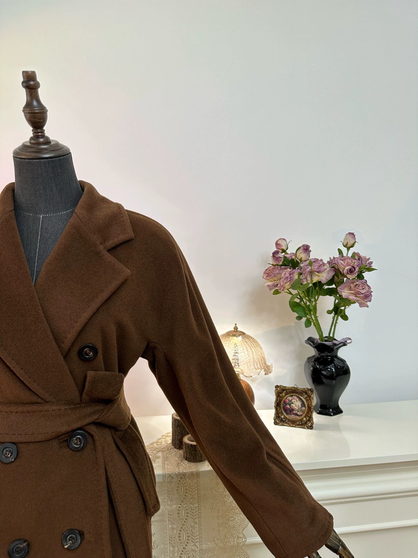 Max Mara MaxMara Madame 101801 Runway Cashmere Coat Women Caramel Size S / US 4 / IT 40 - 5 Thumbnail