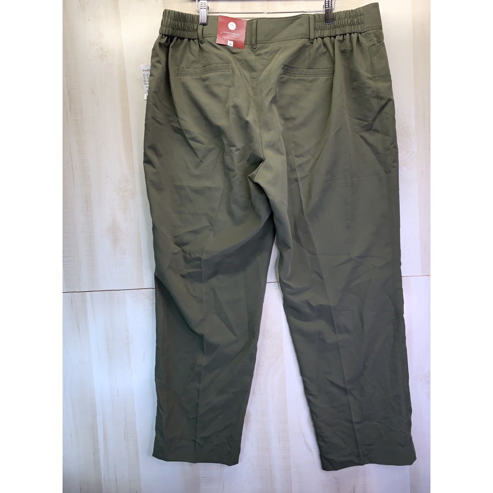 Vintage Dressbarn Women’s 18W Signature Straight Leg Green Lightweight Pants-4267 Pants Size 40" / US 18 - 7 Thumbnail