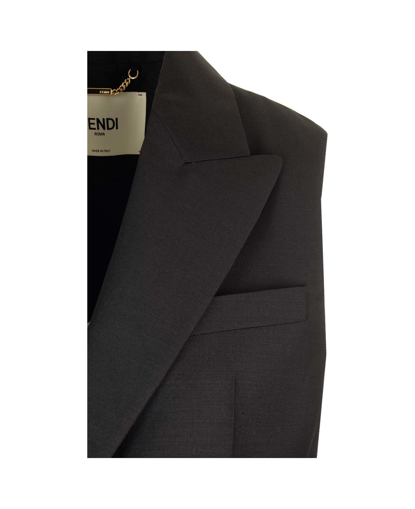 Fendi o1s1wg110426 Gilet in Black Size XL / US 12-14 / IT 48-50 - 4 Thumbnail