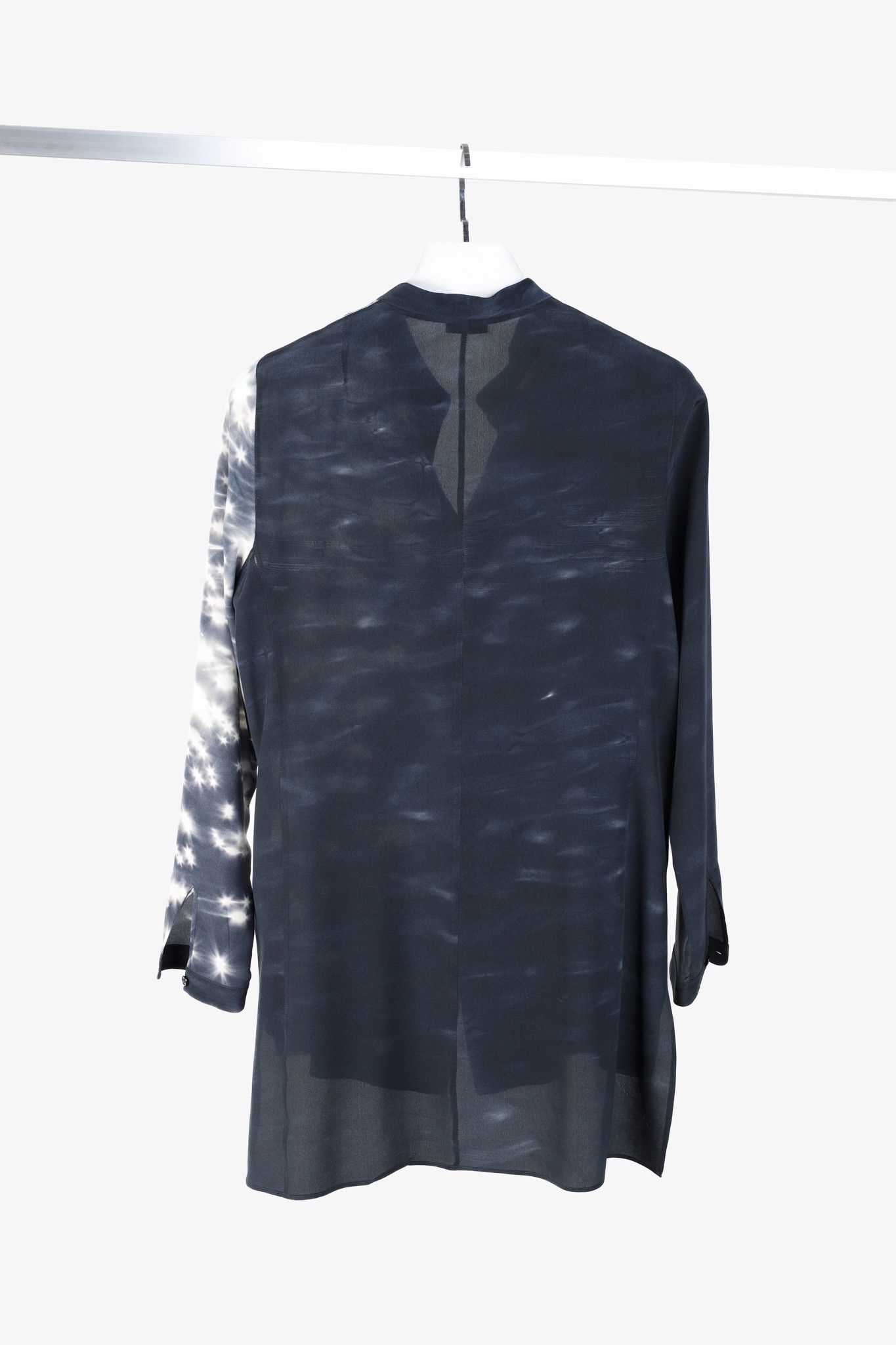 Akris Akris Water Reflection Silk Blouse Size L / US 10 / IT 46 - 2 Thumbnail