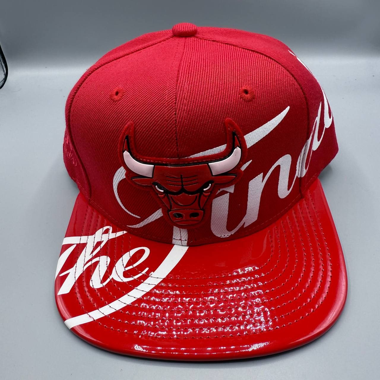 Mitchell & Ness Chicago Bulls Hat Men Red The Finals Snap Back Cap New Size ONE SIZE - 1 Thumbnail