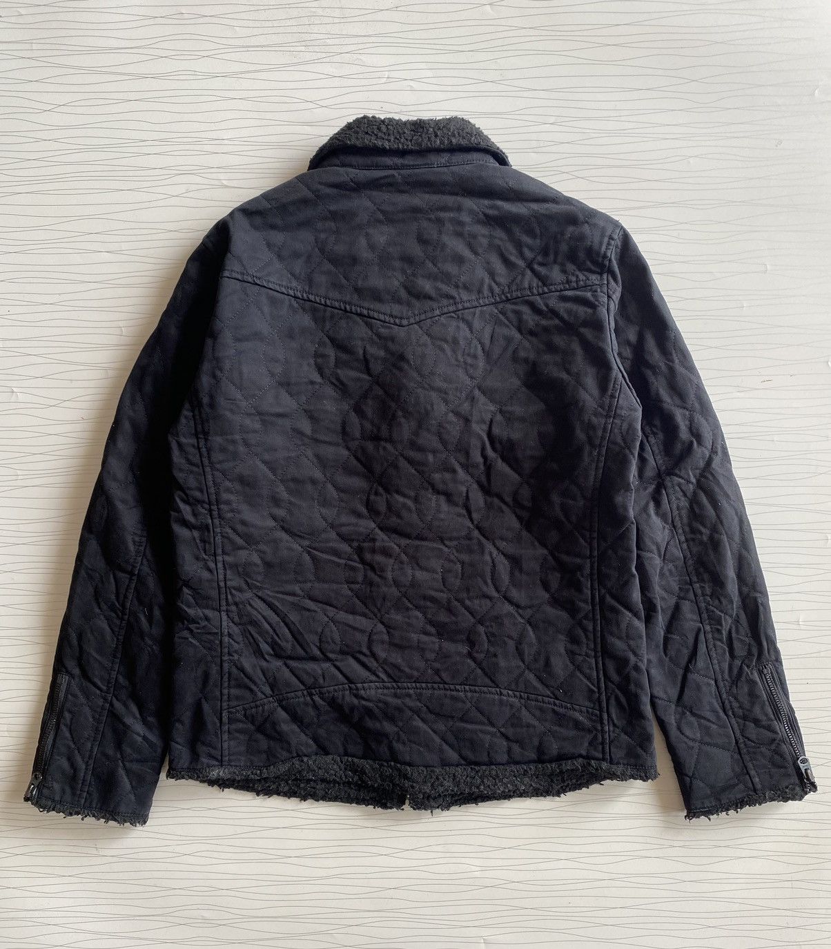 20471120 BEAMS Japan Linen Rider Double Collar Punk Jacket Size US M / EU 48-50 / 2 - 13 Thumbnail