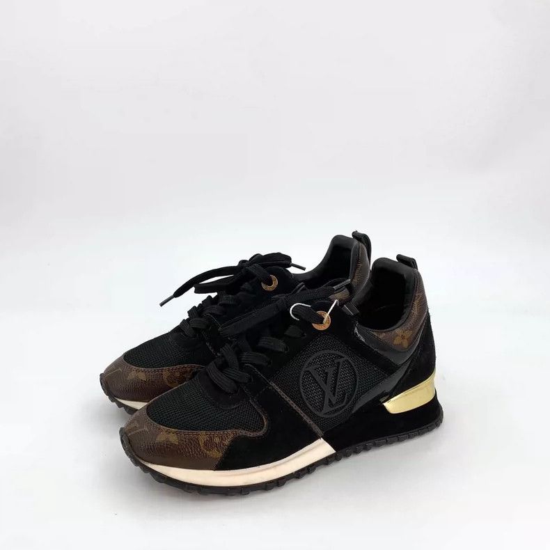 Louis Vuitton Louis Vuitton Black logo presbyopic platform lace-up casua Size US 12 / IT 42 - 1 Thumbnail