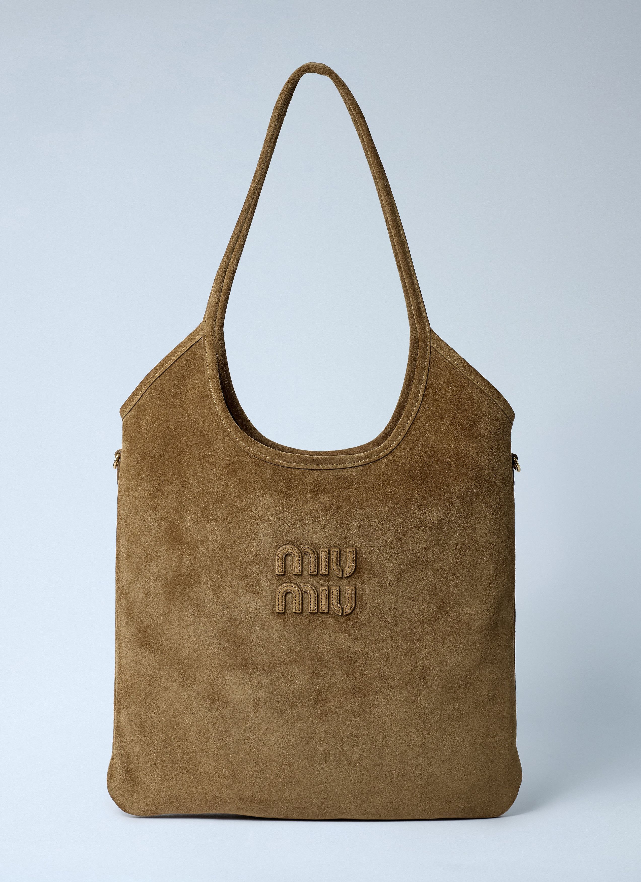 Miu Miu Ivy Suede Shoulder Bag Size ONE SIZE - 1 Thumbnail