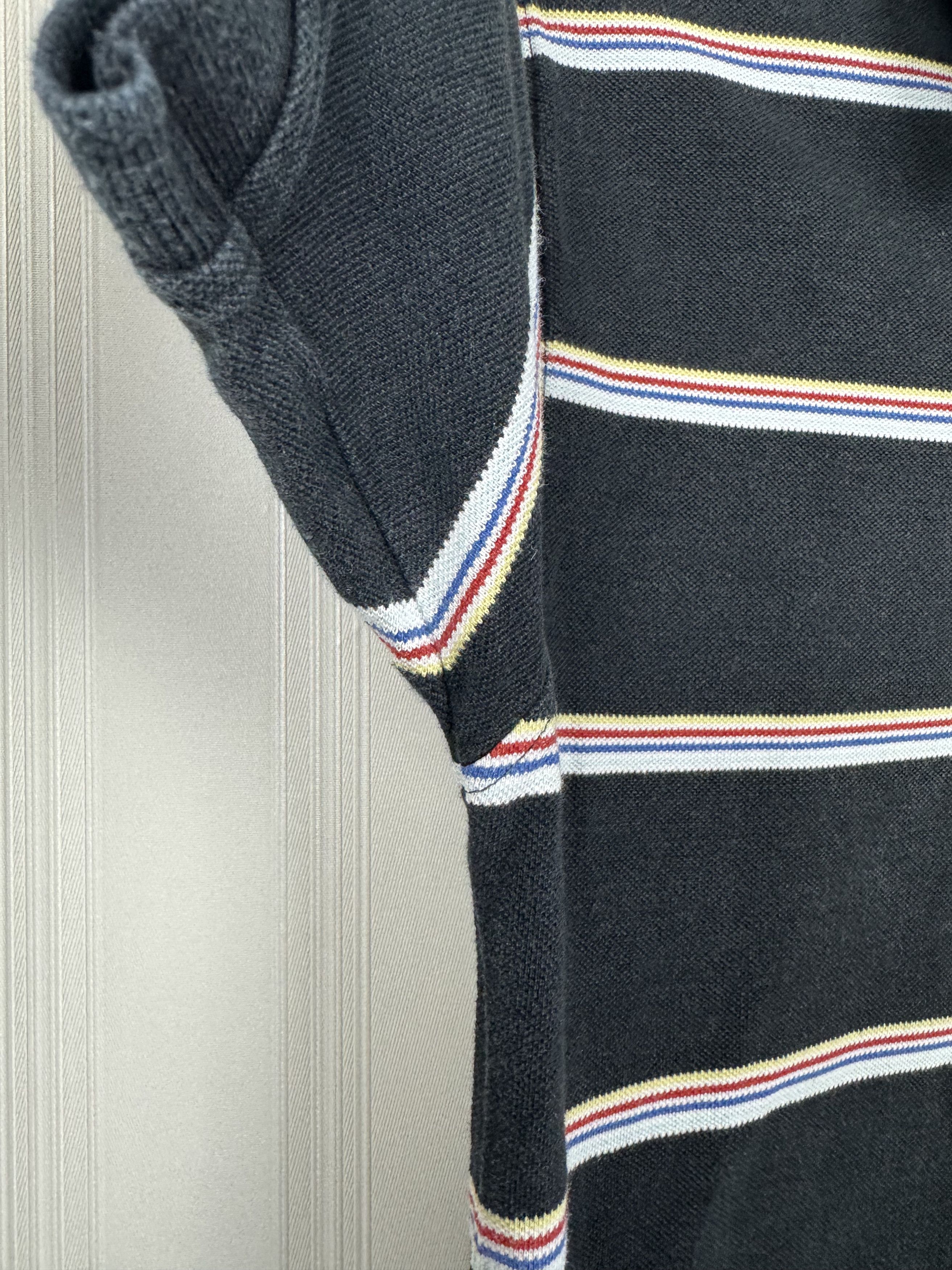 Vintage VINTAGE Guinness Logo Polo Shirt Size S Black Striped Size US S / EU 44-46 / 1 - 11 Thumbnail