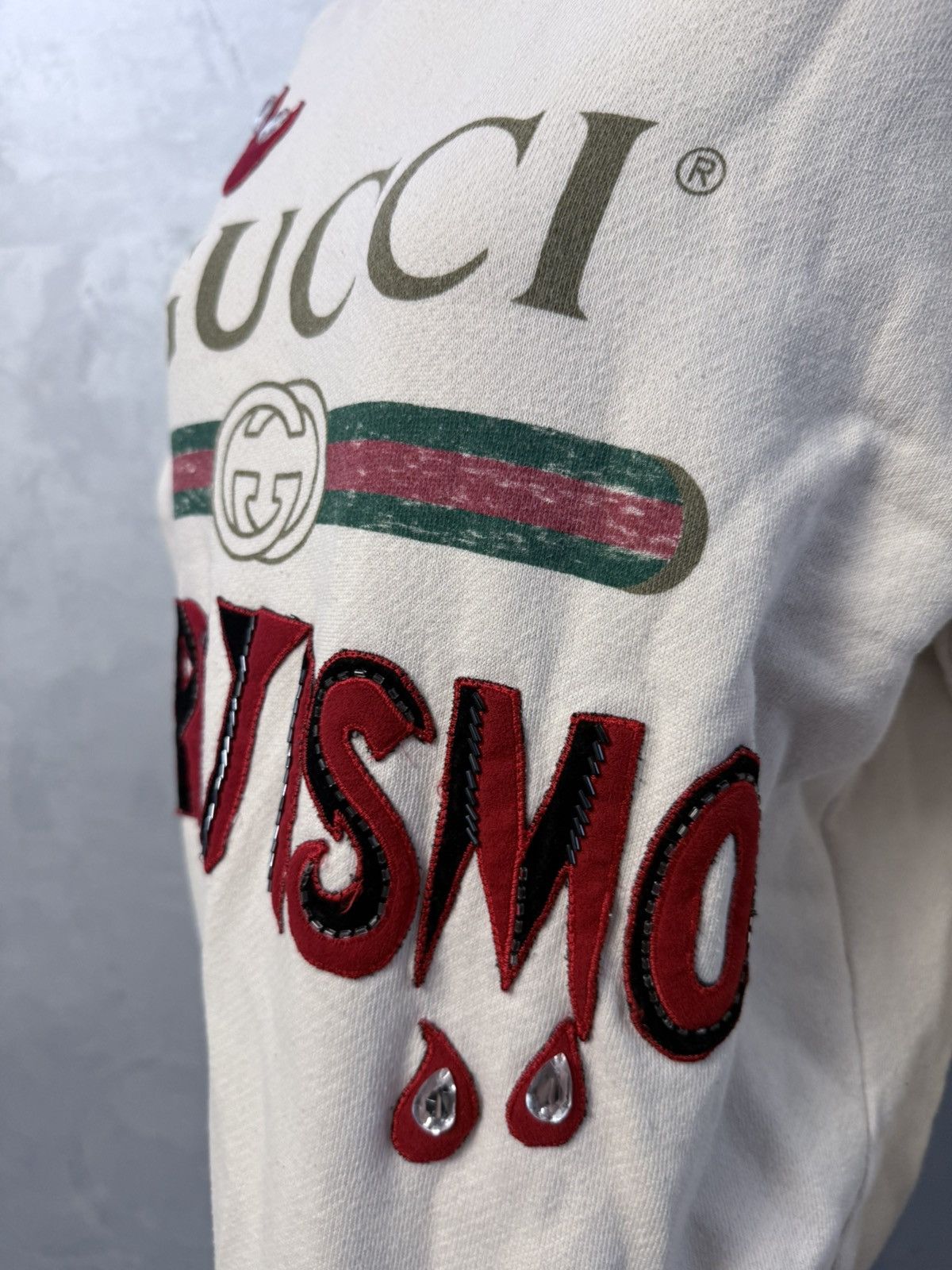 Gucci Rare Gucci Embroidered Spiritismo Sweatshirt Blood Drops Size XXS / US 00 / IT 34 - 7 Thumbnail