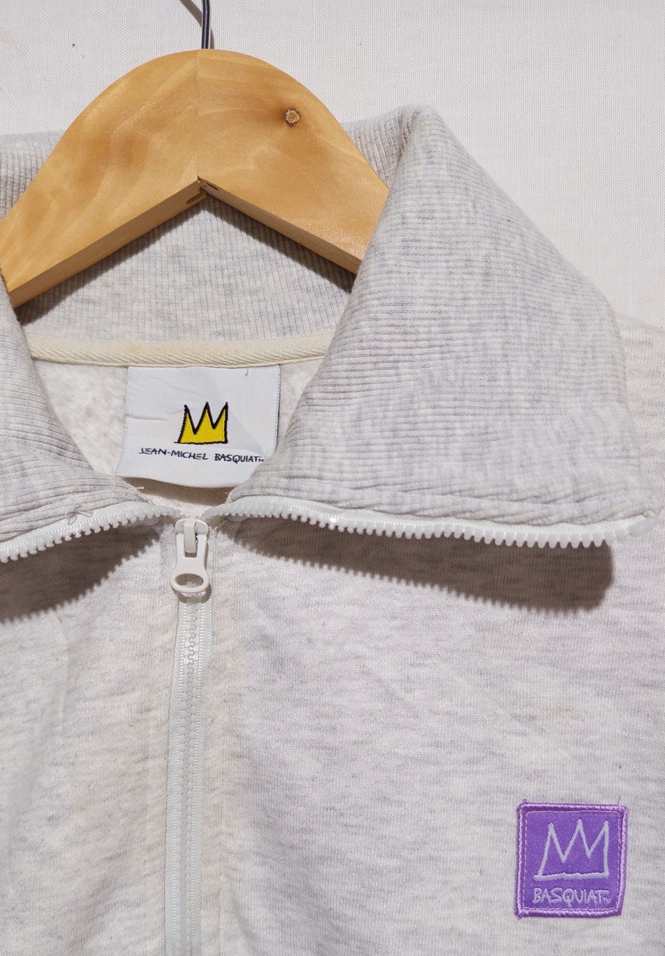 Jean-Michel Basquiat Jean-Michel Basquiat Half Zip Oversized Sweatshirt Size S / US 4 / IT 40 - 3 Thumbnail