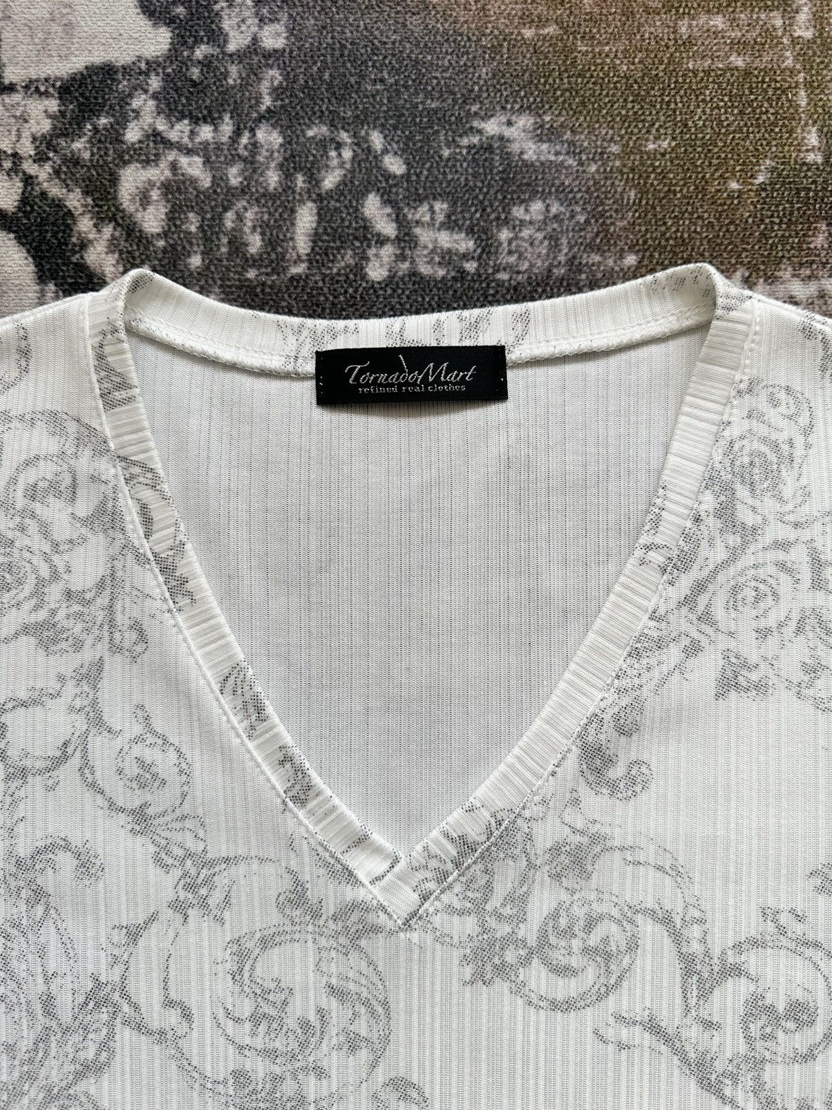 Tornado Mart 00's Tornado Mart floral overprinted mesh tee Size US M / EU 48-50 / 2 - 6 Thumbnail