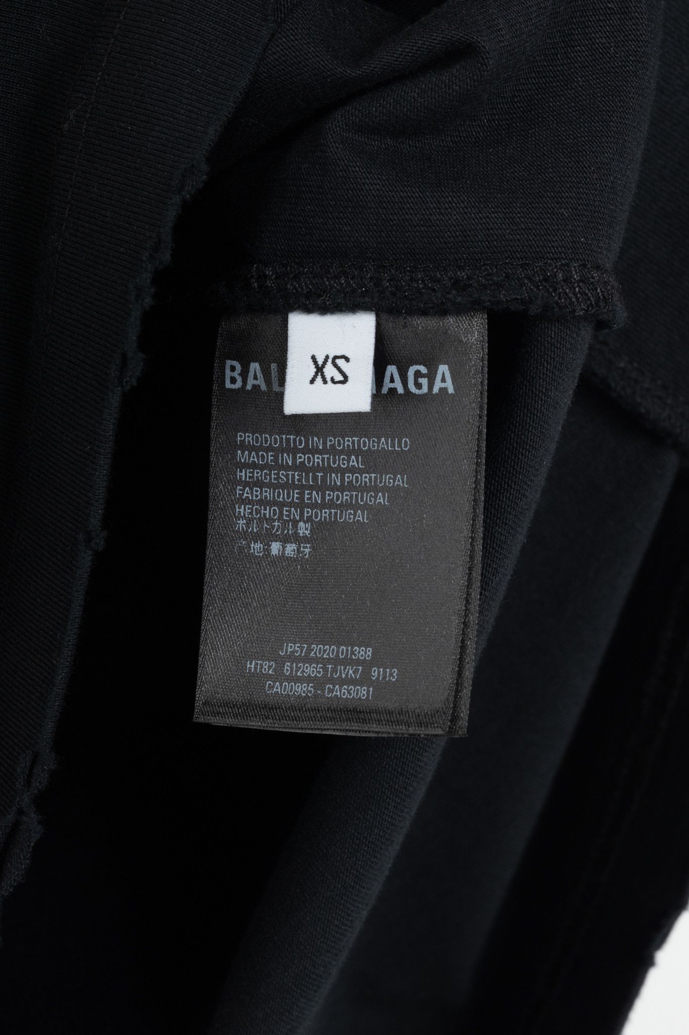 Balenciaga Balenciaga Black Alien-Graphic Distressed Cotton T-Shirt Size XS / US 0-2 / IT 36-38 - 8 Thumbnail