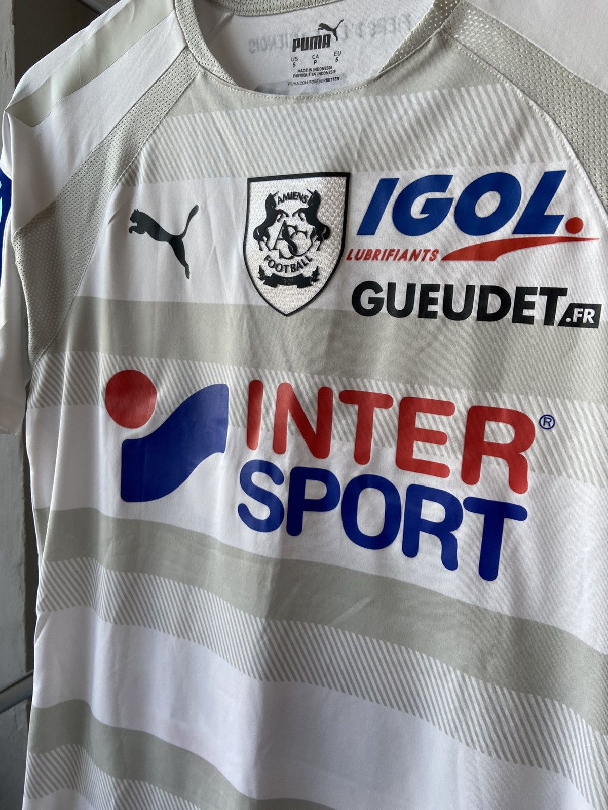 Puma 2022/23 Puma Amiens SC Match Worn Player Issued Jersey Sz S Size US S / EU 44-46 / 1 - 4 Thumbnail