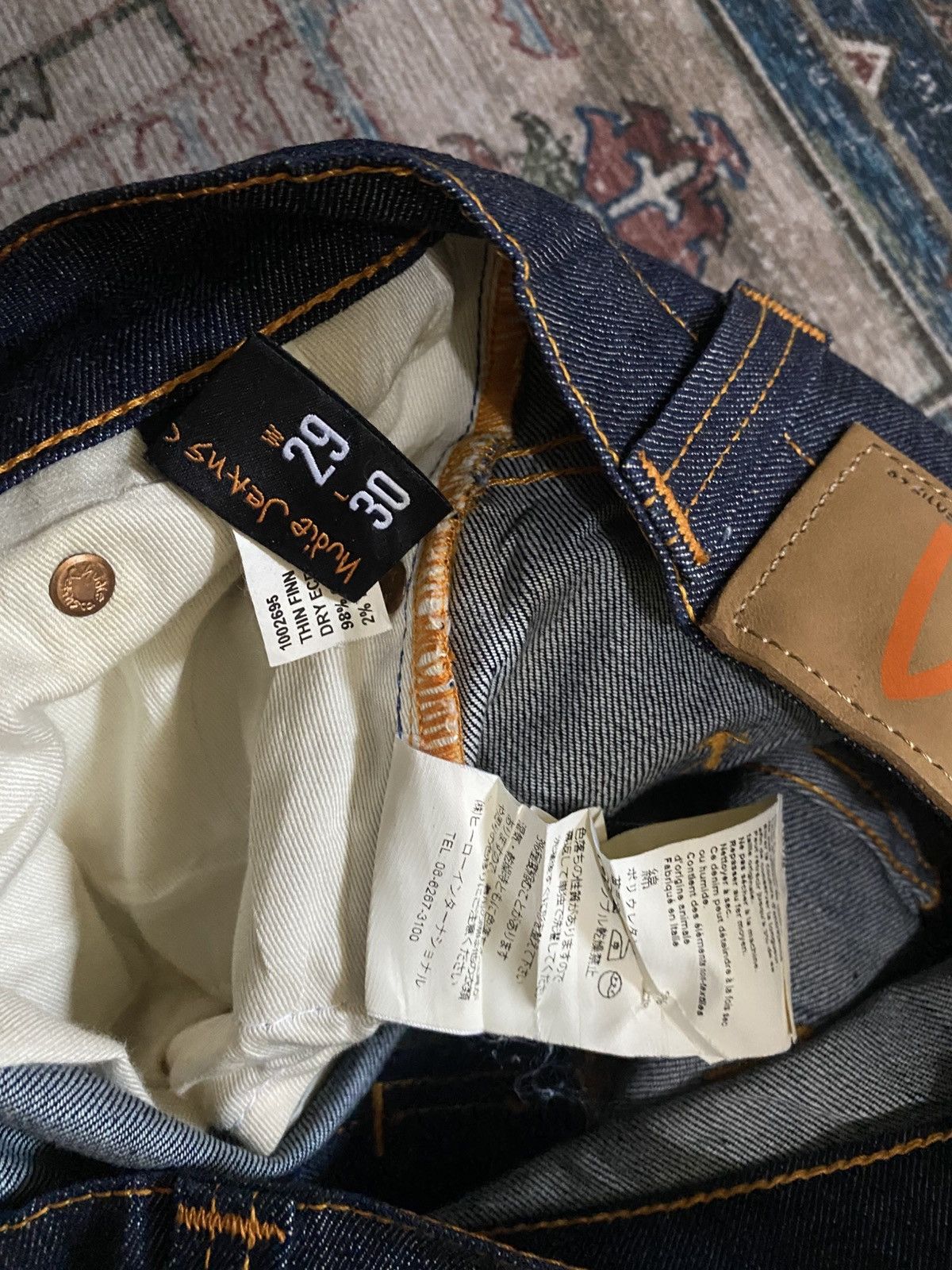Nudie Jeans Nudie jeans Thin Finn Dry Ecru Umbo Size US 29 - 10 Thumbnail