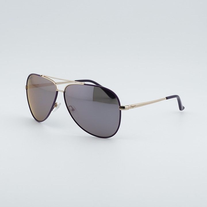 Salvatore Ferragamo Salvatore Ferragamo SF131S 736 Sunglasses Gold Aviator Size ONE SIZE - 6 Thumbnail