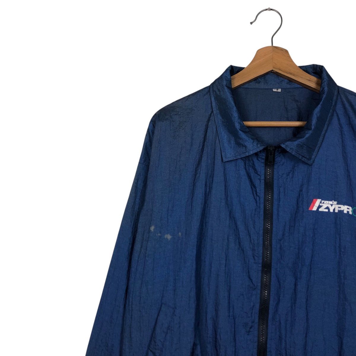 Japanese Brand × Vintage 📌Vintage Bomber Jacket Nylon Tom's Zypro Big Logo Back Hit Size US M / EU 48-50 / 2 - 7 Thumbnail