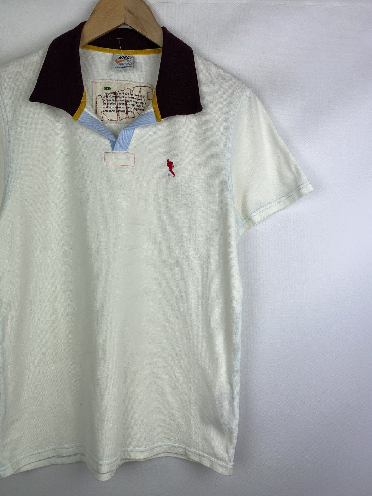Vintage VTG Nike Diski men’s short sleeve polo t shirt size M Size US M / EU 48-50 / 2 - 5 Thumbnail