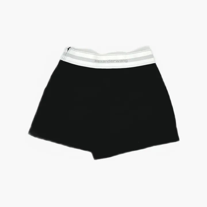 Alexander Wang Alexander Wang High-Waisted Black Pleated Shorts - Size 26" / US 2 / IT 38 - 2 Thumbnail