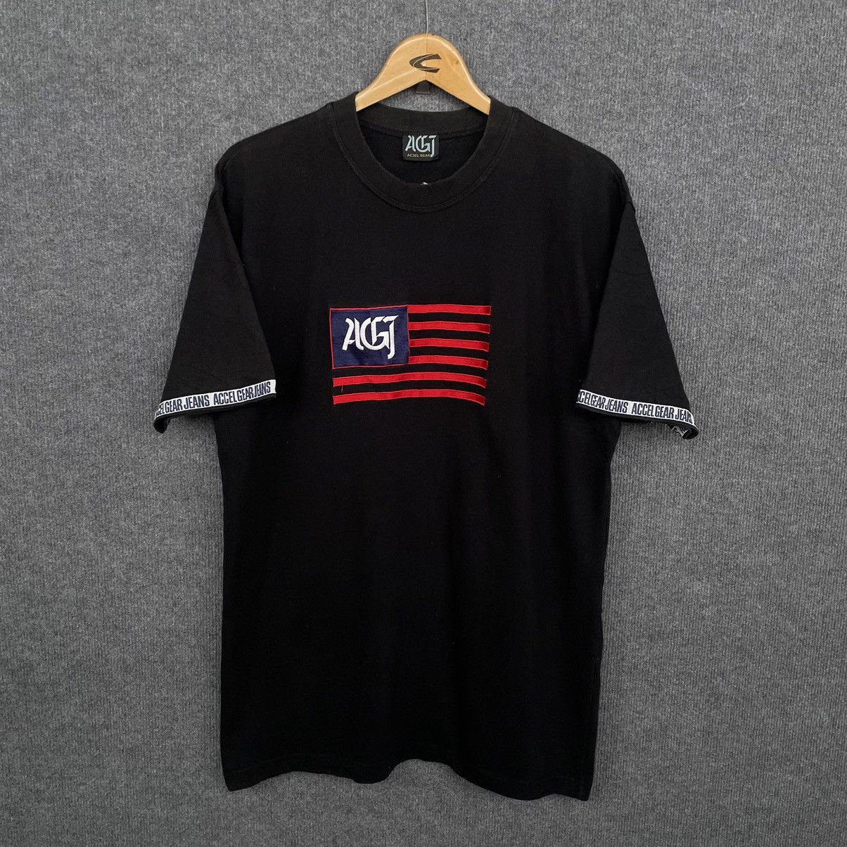 JNCO × Southpole Vintage Y2K ACJ Accel Gear Jeans Embroidered Logo T Shirt Size US L / EU 52-54 / 3 - 1 Thumbnail