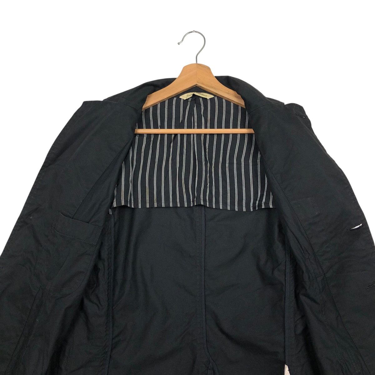 Issey Miyake 📌Vintage Chore Work Jacket Journal Standard Blanket Striped Size US L / EU 52-54 / 3 - 15 Thumbnail