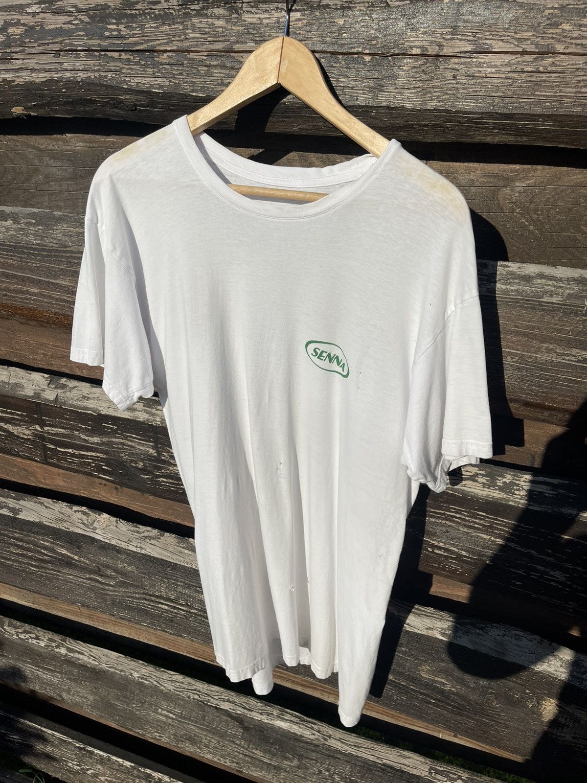 Formula 1 90’s Senna Vintage Formula 1 racing tee distressed Size US XL / EU 56 / 4 - 10 Thumbnail