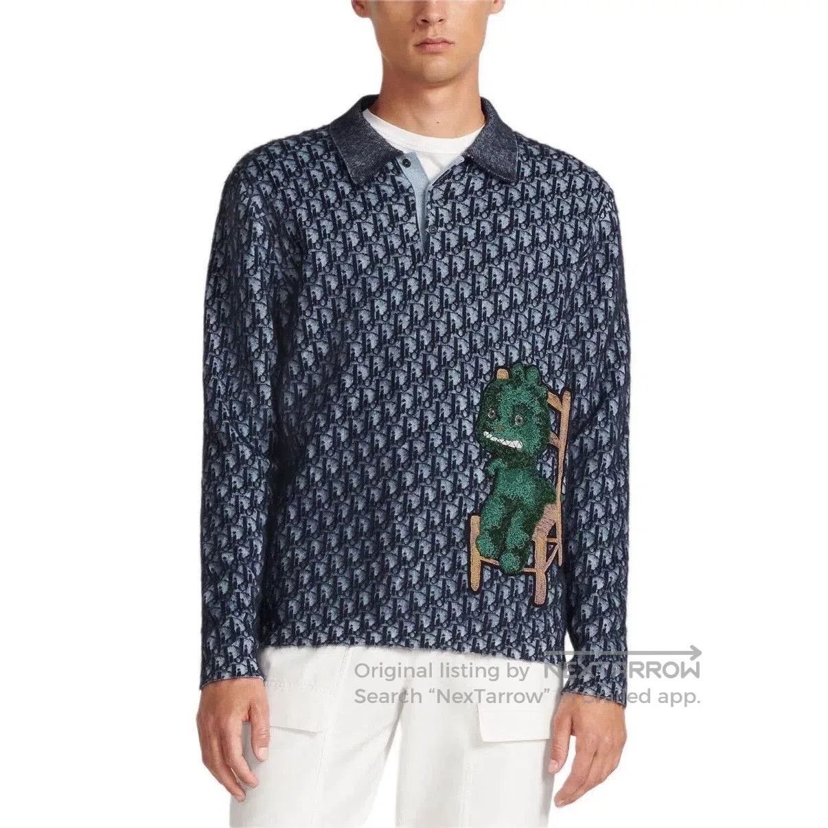 Dior dior long sleeve polo shirt limited edition. Size US M / EU 48-50 / 2 - 6 Thumbnail