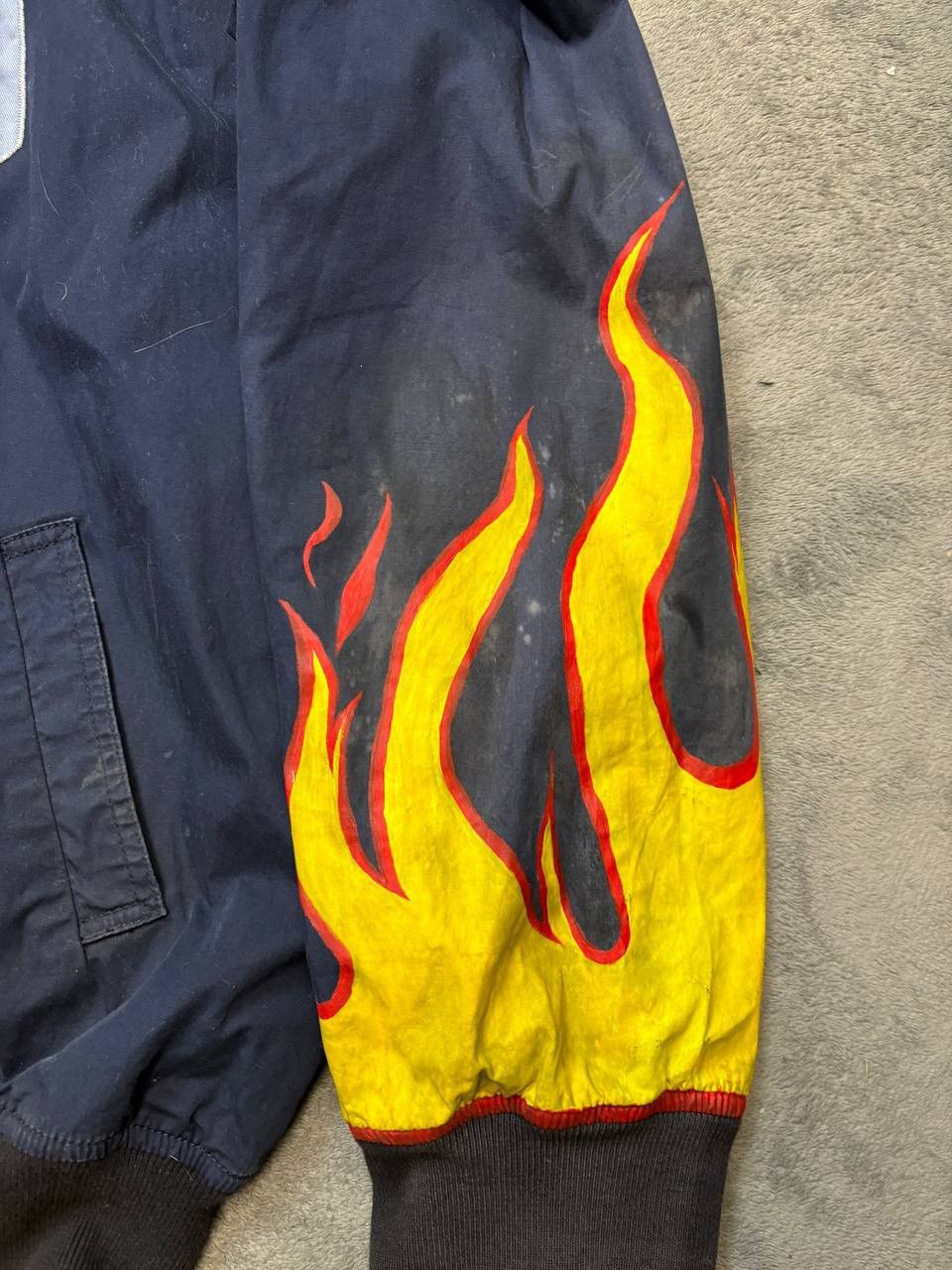Polo Ralph Lauren × Ralph Lauren × Vintage Vintage Polo Ralph Lauren sport custom faded flame jacket Size US L / EU 52-54 / 3 - 4 Thumbnail
