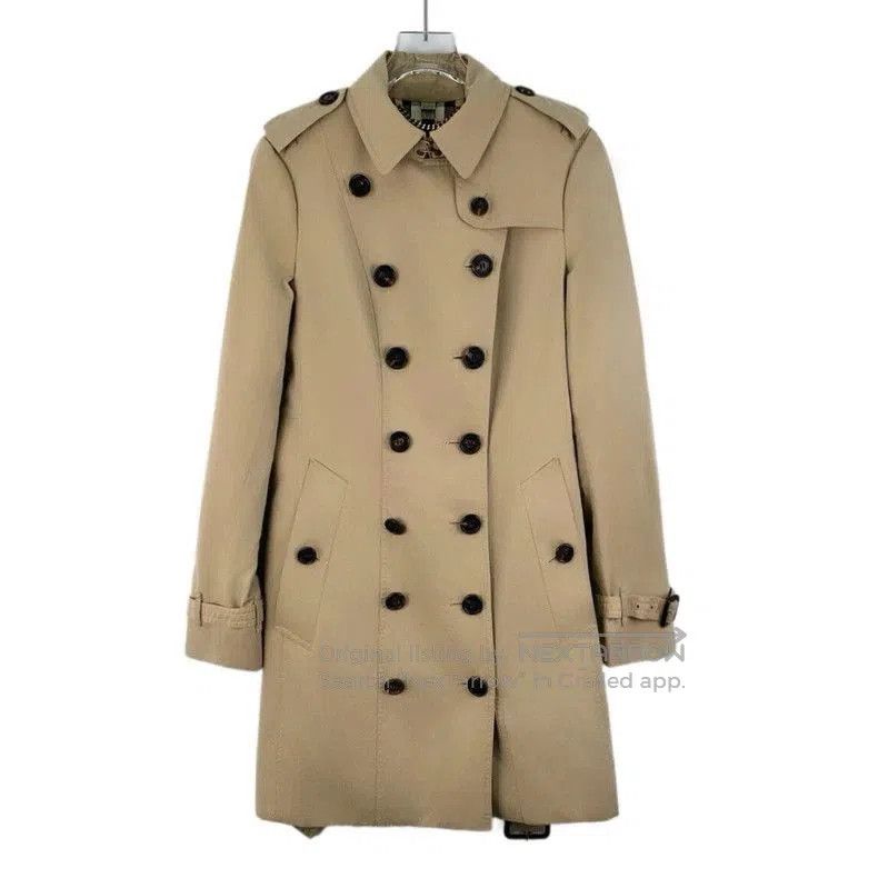 Burberry Burberry Brown Cotton Trench Coat. Size US S / EU 44-46 / 1 - 1 Thumbnail