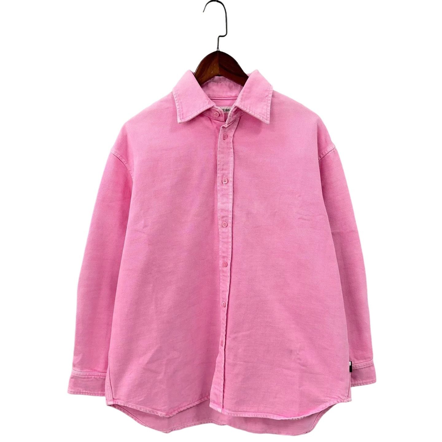 Balenciaga Balenciaga Back Logo Denim Shirt Size 34 Size XXS / US 00 / IT 34 - 1 Thumbnail