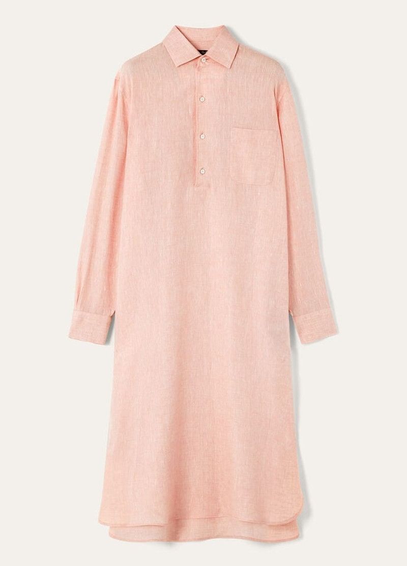 Loro Piana o1srvl11e0526 FAP3840 Lora Dress in Light Pink Size M / US 6-8 / IT 42-44 - 1 Thumbnail