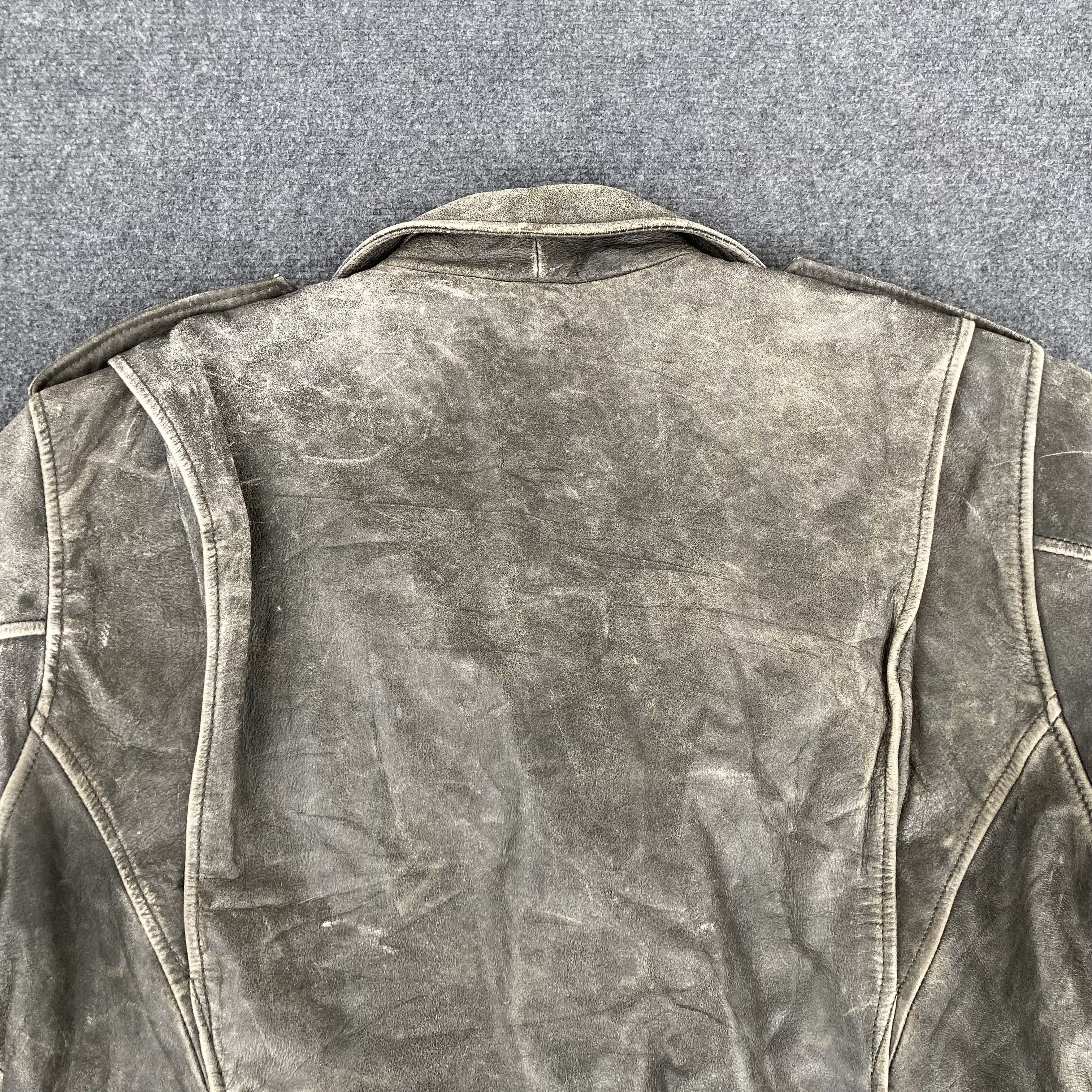 Vintage Vtg Deux2c Men's Rock N Roll Leather Jacket Size US M / EU 48-50 / 2 - 16 Thumbnail