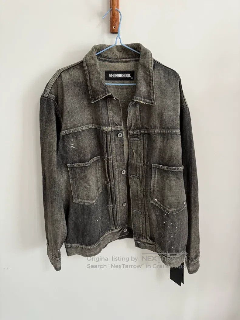 Neighborhood Neighborhood Denim Jacket Outerwear XL Size Black Size US XL / EU 56 / 4 - 1 Thumbnail