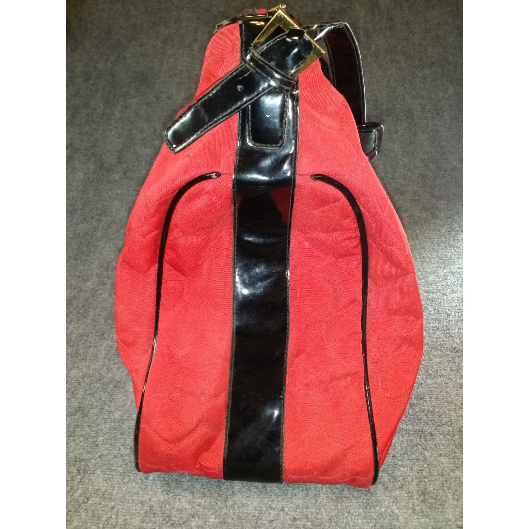 Betsey Johnson Betsey Johnson Betseyville Quilted Red Carry On Travel Plane Size ONE SIZE - 5 Thumbnail