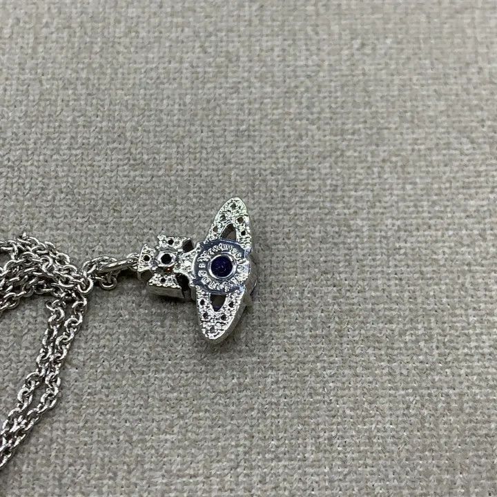 Vivienne Westwood Vivienne Westwood Ismene Saturn Pendant Necklace -2507 Size ONE SIZE - 2 Thumbnail