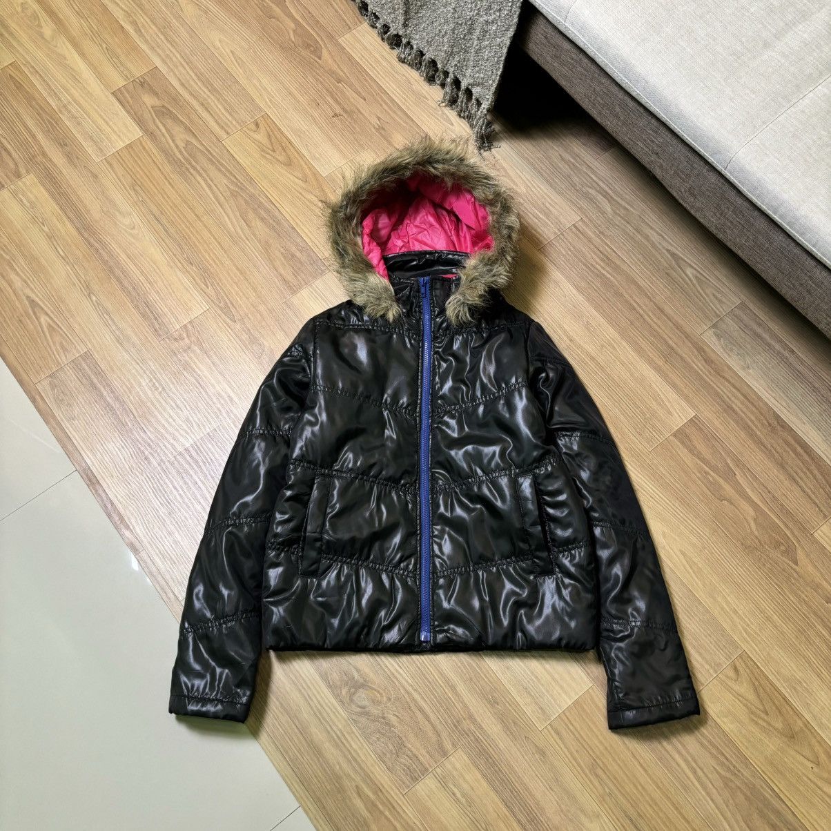 If Six Was Nine × Japanese Brand × Le Grande Bleu (L.G.B.) Ecrire Ifsixwasnine LGB Style fur jacket vintage Y2K japan Size M / US 6-8 / IT 42-44 - 1 Thumbnail