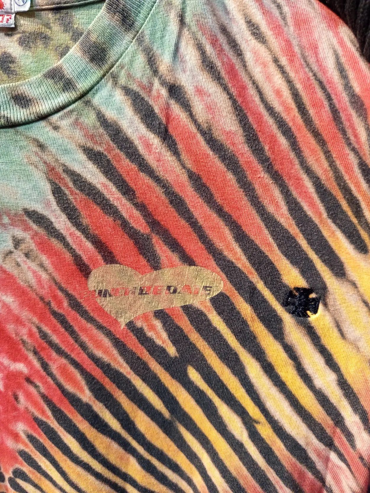 Japanese Brand Fuck You Heroes × Samurai Core Milky Fucker Tie Dye Tee Size US L / EU 52-54 / 3 - 7 Thumbnail